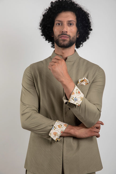 Aztec 2.0 Nehru Jacket Set