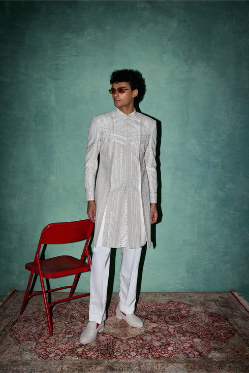 Baroque 2.0 Layered Achkan Set