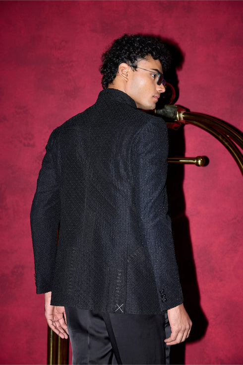 Baroque 2.0 Lapel Bandhgala Set