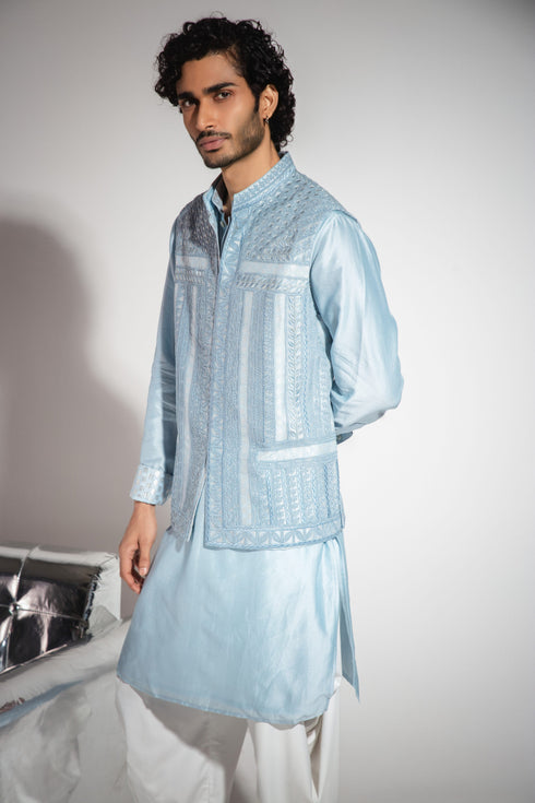 Baroque Nehru Jacket Set