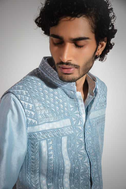 Baroque Nehru Jacket Set