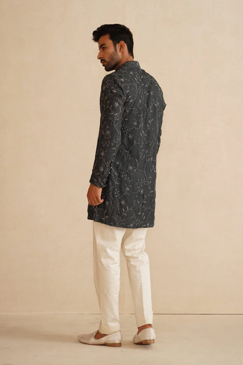 Beads Nehru Jacket Set