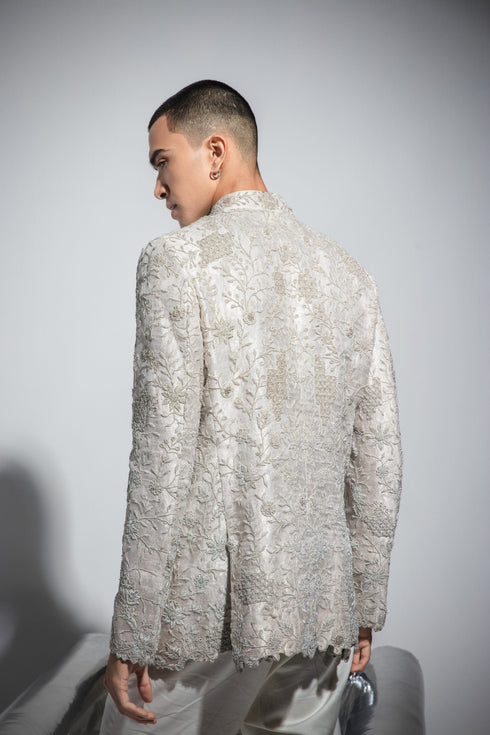 Banarasi Kora Bandhgala