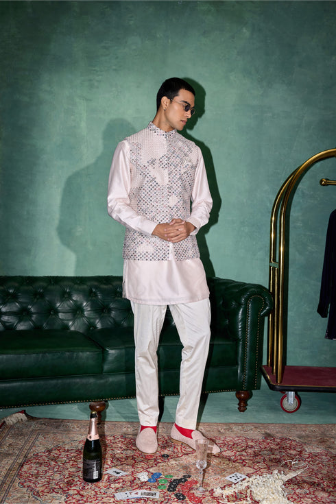 Candy Nehru Jacket Set
