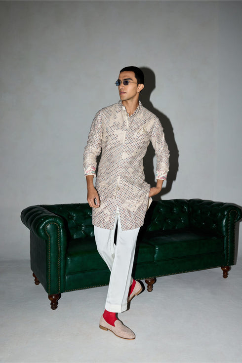 Candy Nehru Jacket Set