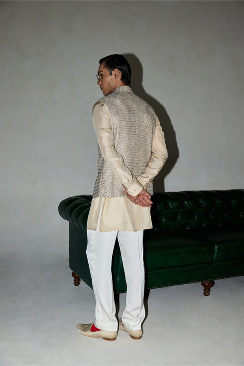 Candy Nehru Jacket Set