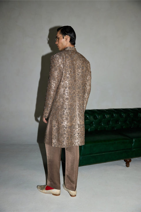 Garden in Bloom Layered Achkan Set