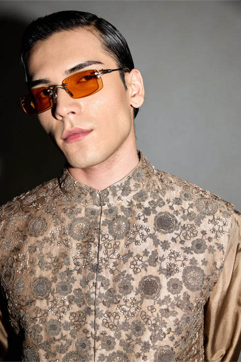 Garden in Bloom Nehru Jacket Set