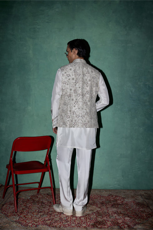 Garden in Bloom Nehru Jacket Set
