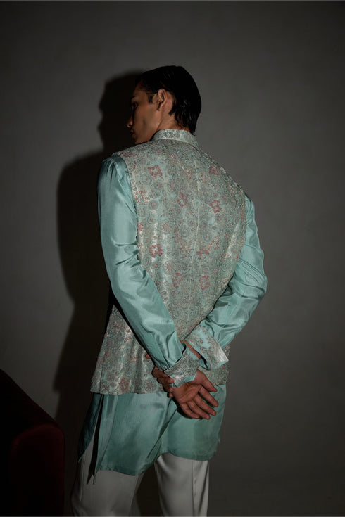 Garden in Bloom Nehru Jacket Set