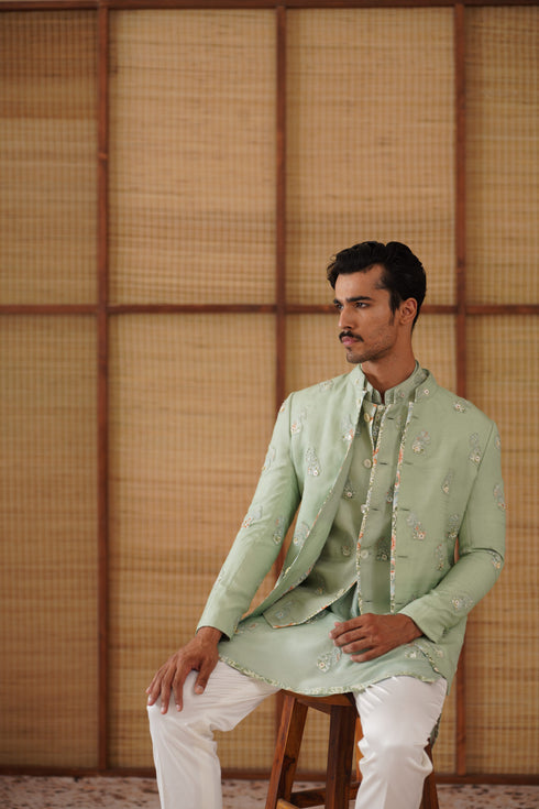 Gramophone Dori Bandhgala Set