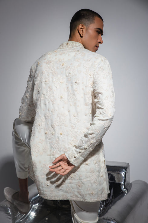 Jamdani Patchwork FLB Kurta Set