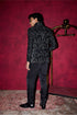 Kasuti Two Tone Floral Lapel Blazer