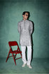 Kasuti Floral+Grid Panel Kurta