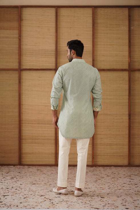 Kairos Diamond Nehru Jacket Set