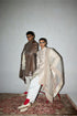 Neo Classic Achkan Set with Embroidered Stole