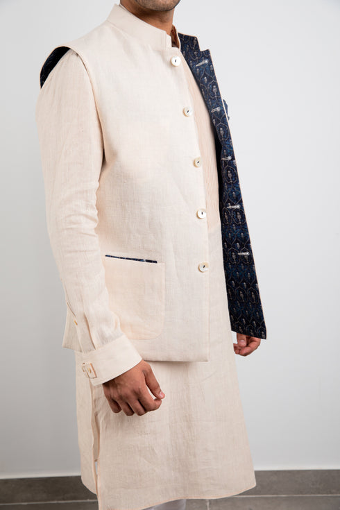 Reversible Nehru Jacket