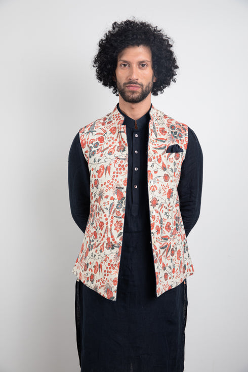 Reversible Nehru Jacket