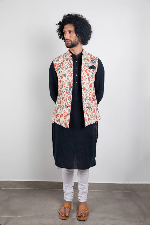 Reversible Nehru Jacket