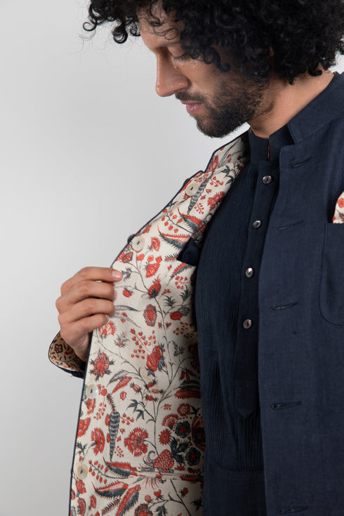 Reversible Nehru Jacket