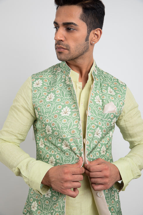 Reversible Nehru Jacket