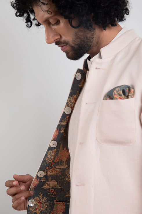 Reversible Nehru Jacket