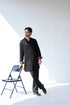 RTW-Square Bandhgala with Front Open Kurta Set
