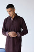 RTW-Square Bandhgala with Shirt Collar Kurta Set