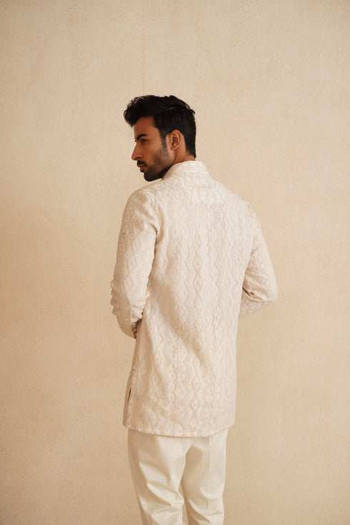 Scallop Dori Kurta Shirt Set