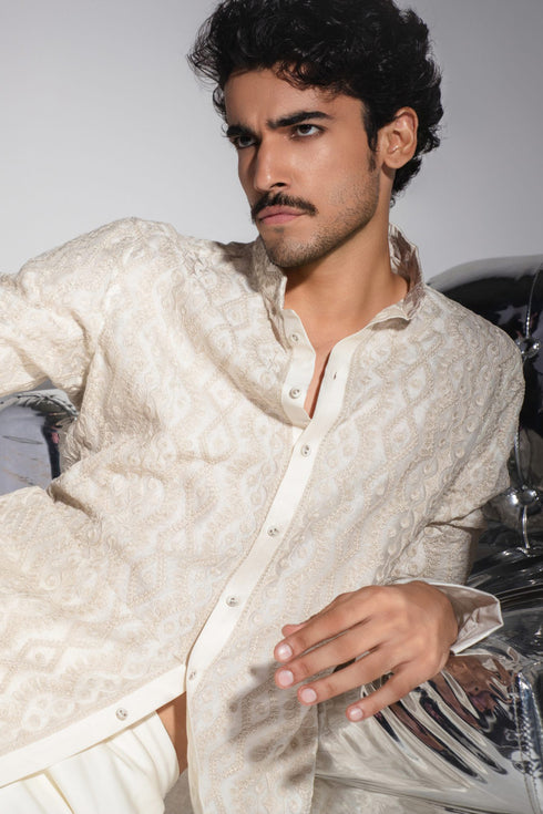 Scallop Dori Shirt Kurta Set