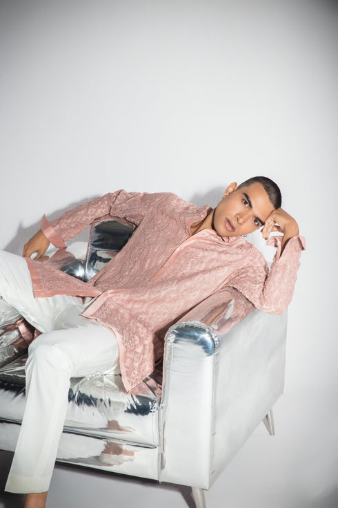 Scallop Dori Shirt Kurta Set