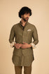Inara Motif Wait Waist Coat Set