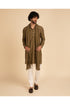 Jamdani Kurta with Stole and Pants