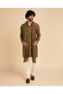 Jamdani Kurta with Stole and Pants