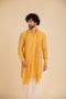 Jamdani Kurta with Stole and Pants