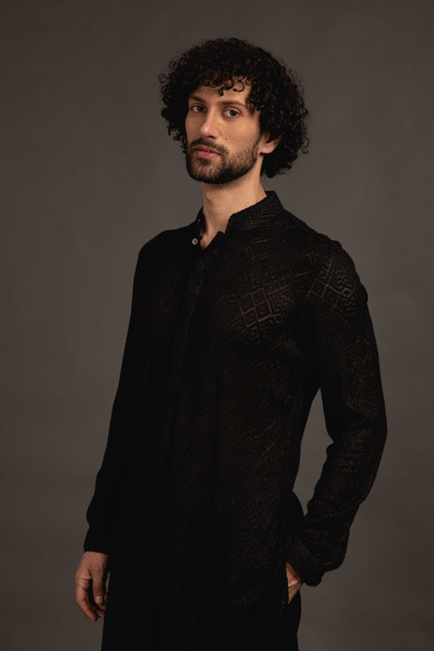 Zig Zag Wait Waist Coat Set