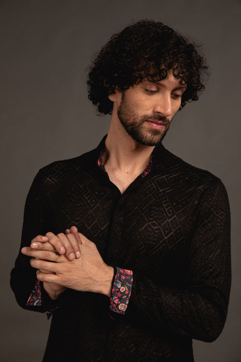 Zig Zag Wait Waist Coat Set