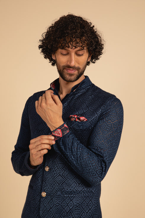 Zig Zag Wait Waist Coat Set