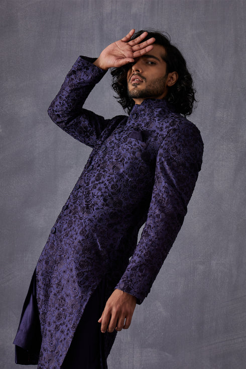 Bageecha Achkan Set
