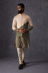 Color Block Nehru Jacket Set
