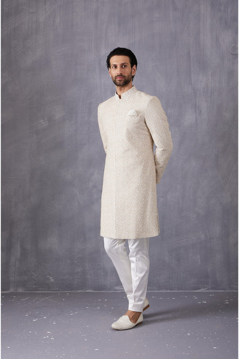 Dori Embroidered Achkan Set