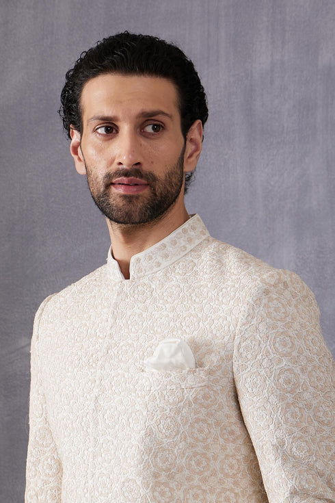 Dori Embroidered Achkan Set
