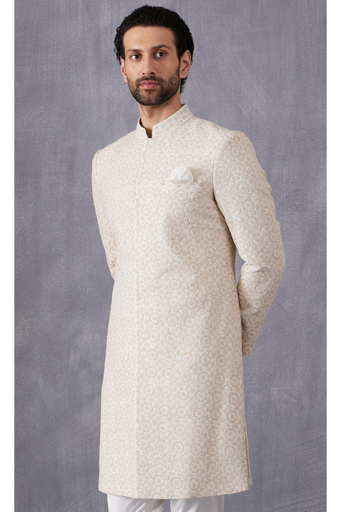 Dori Embroidered Achkan Set