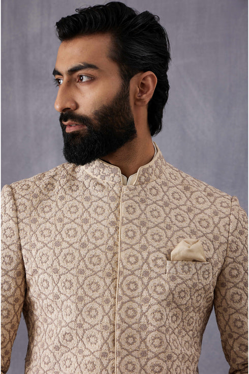 Dori Embroidered Bandhgala Set