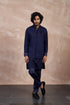 Basic Pintucks Nehru Jacket Set