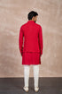 Basic Pintucks Nehru Jacket Set