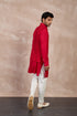 Basic Pintucks Nehru Jacket Set