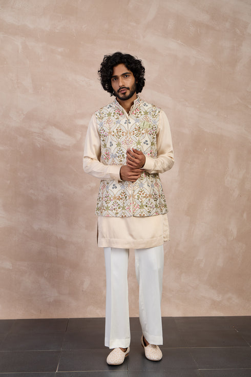 Bloom Nehru Jacket Set