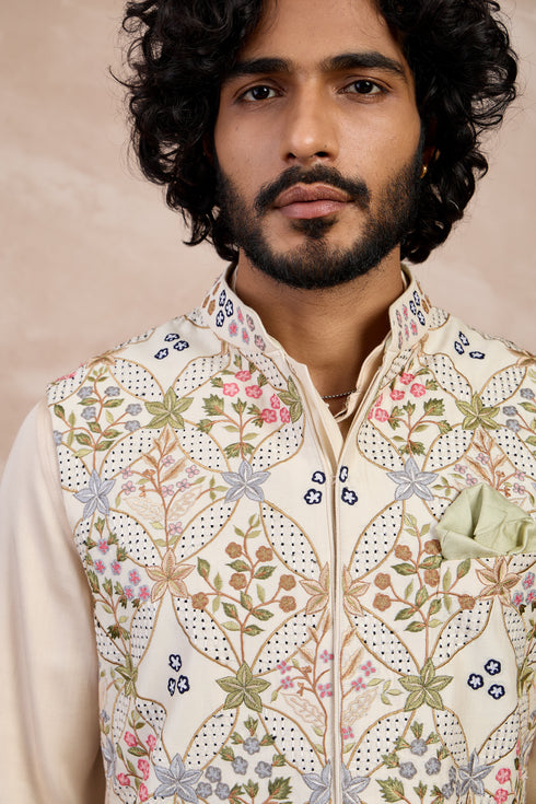 Bloom Nehru Jacket Set