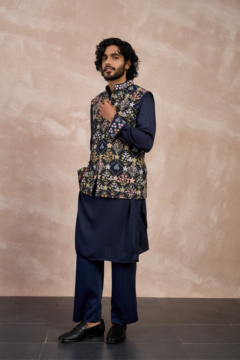 Bloom Nehru Jacket Set